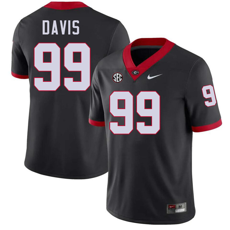 Jordan Davis Georgia Jersey,University Of Georgia Bulldogs Football Jersey,Uniforms,Gears-Black